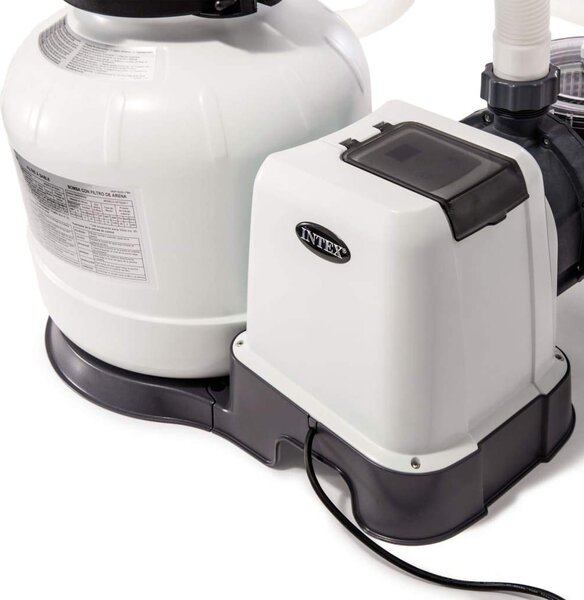 Intex Pompa Di Filtraggio a Sabbia per Piscine 10500 Lt/H Hp 0.60 - 26648