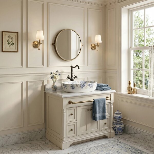 Lavabo da appoggio Rea Veronica Mat