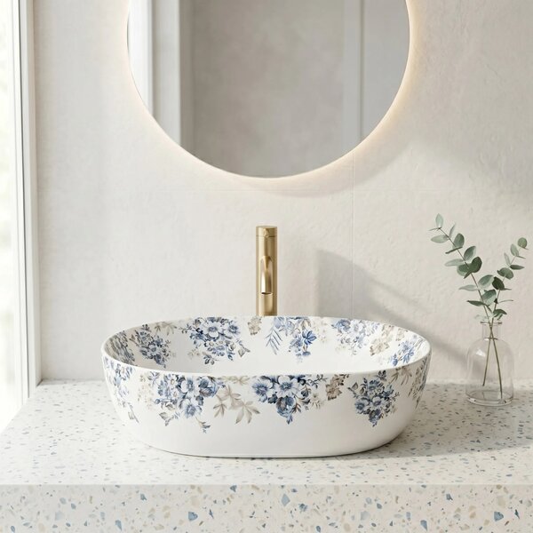 Lavabo da appoggio Rea Veronica Mat