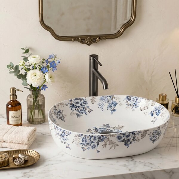 Lavabo da appoggio Rea Veronica Mat
