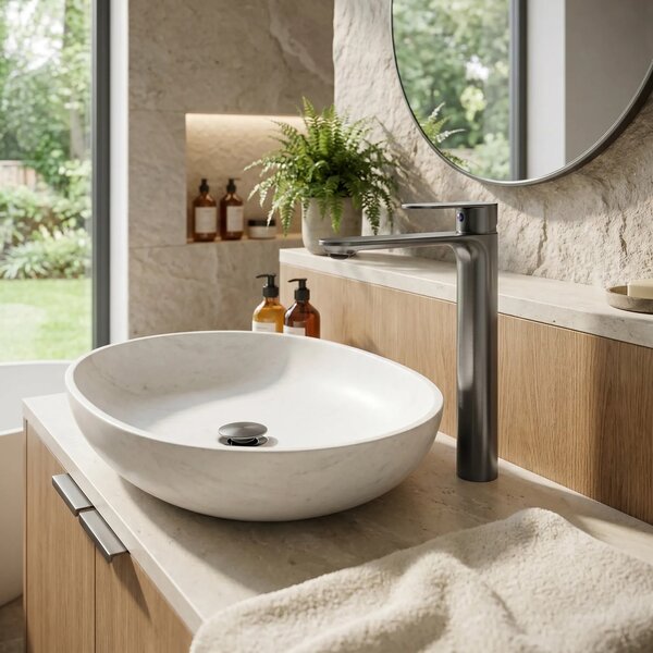 Rubinetto da lavabo Rea Drop Titan High