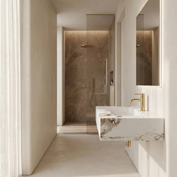Lavabo sospeso REA Aresa Cold Jade 60