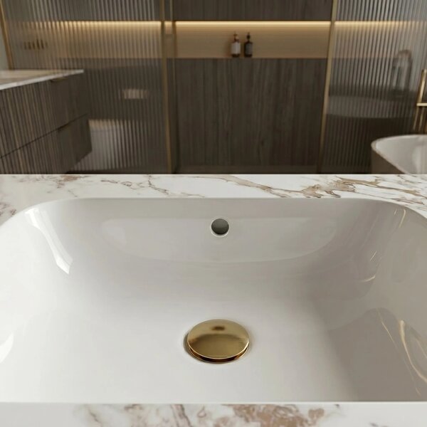 Lavabo sospeso REA Aresa Cold Jade 70