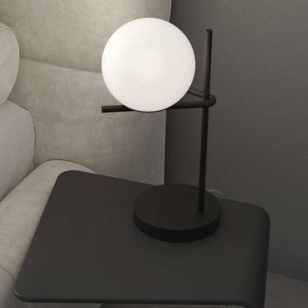 Abat jour moderna top light holly 1201 p ne e27 led metallo vetro - Top Light