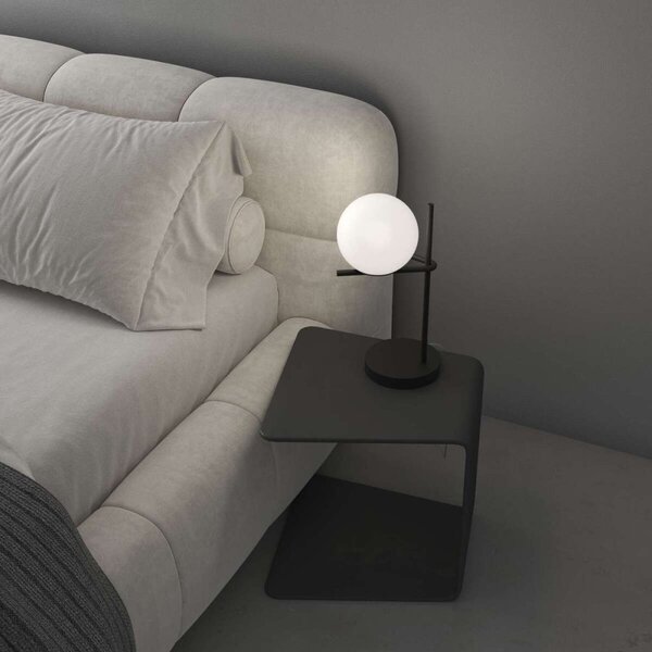 Abat jour moderna top light holly 1201 p ne e27 led metallo vetro - Top Light