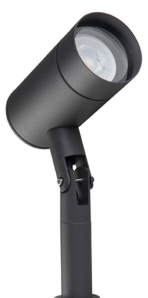 Picchetto moderno sovil lama 169 16 gu10 led ip54 orientabile alluminio - Sovil Illuminazione