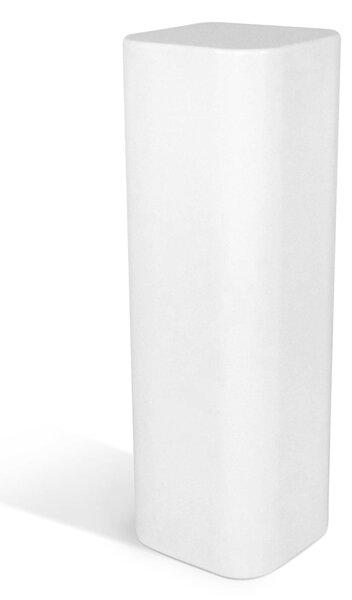 Colonna in polietilene, SWEET TABLE 90 Dimensioni 30x30x h90 cm ideale per un ambiente esterno ed interno colore bianco
