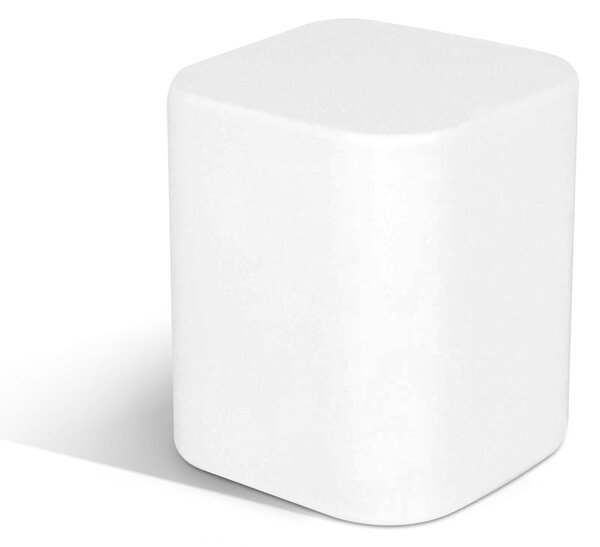Colonna in polietilene, SWEET TABLE 35 Dimensioni 30x30x h35 cm ideale per un ambiente esterno ed interno colore bianco