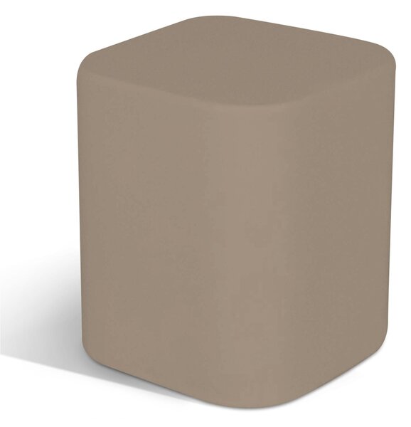 Colonna in polietilene, SWEET TABLE 35 Dimensioni 30x30x h35 cm ideale per un ambiente esterno ed interno colore tortora