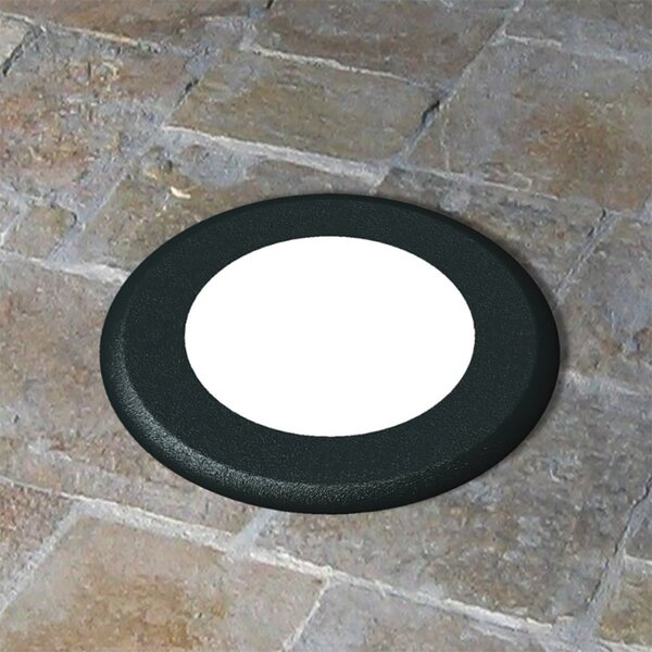 Faretto incasso tondo calpestabile top light capri big ca td16 ne gx53 led cct ip67 230v nero resina - Top Light