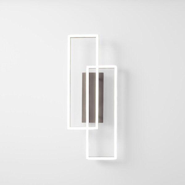 Applique moderno gea luce dyana a fdyat1 led titanio alluminio silicone - Gea Luce