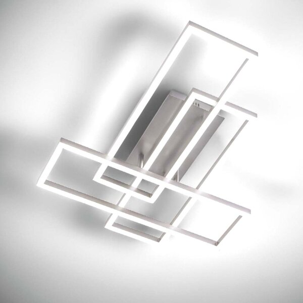 Plafoniera moderna gea luce dyana p fdypb1 led bianco alluminio silicone - Gea Luce