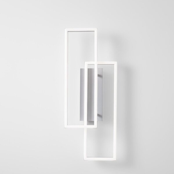 Applique moderno gea luce dyana a fdyab1 led bianco alluminio silicone - Gea Luce