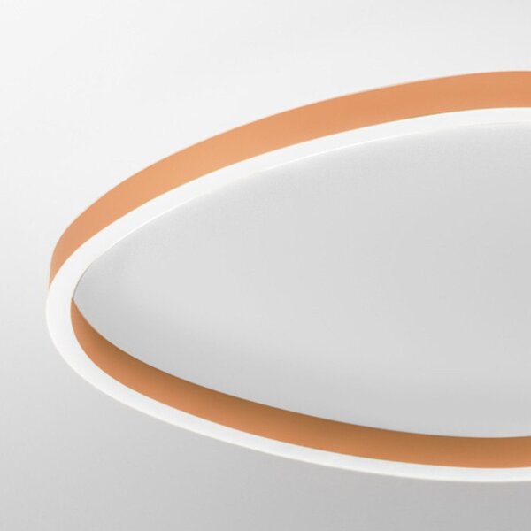 Plafoniera moderna gea luce ecaris pm fecpp2 led pesca alluminio silicone - Gea Luce