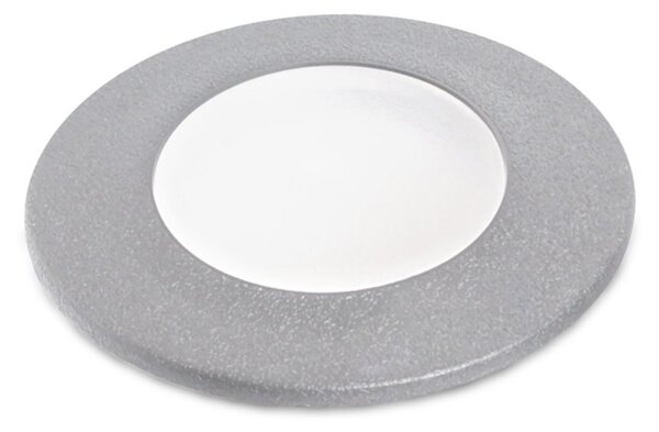 Faretto incasso tondo calpestabile top light capri small ca td9 gr gu10 led cct ip67 230v grigio resina - Top Light