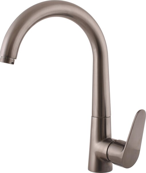 AMUR - Miscelatore per lavabo, Metal Grey - spazzolato AM719.0MGK, RAV Slezák
