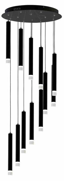 Lampada a sospensione 12W LED CARBON ML6161 Milagro