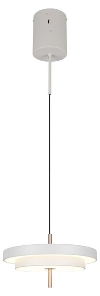 Lampada a sospensione LED, regolabile in altezza, dimmerabile, CCT, grigio, P 40 cm
