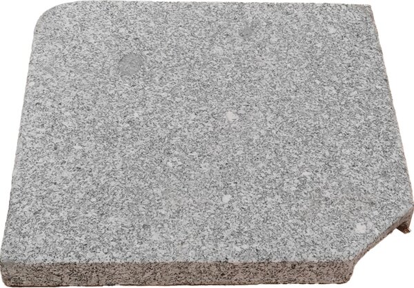 Siena Portaombrelli da giardino Ennio piatto 22,5 kg grigio chiaro