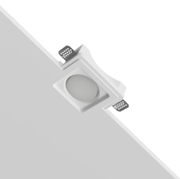 Faretto incasso lampadari bartalini nus fp28 gx53 led gesso verniciabile - Lampadari Bartalini Gesso