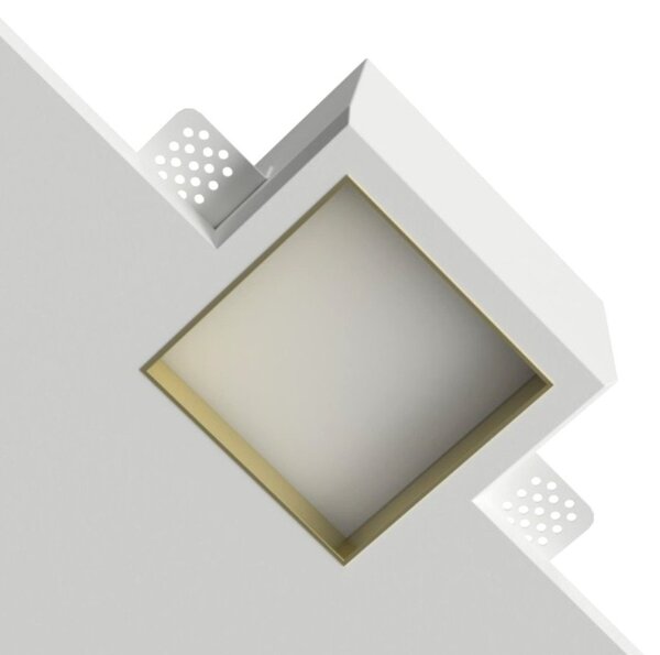 Faretto incasso lampadari bartalini gx53 led gesso verniciabile metallo acrilico - Lampadari Bartalini Gesso