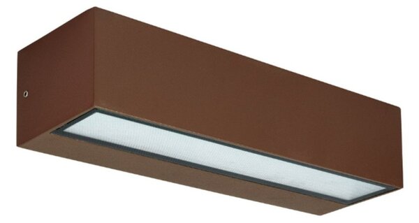 Applique classico gea led ges2245 led ip65 alluminio marrone biemissione - Gea Led
