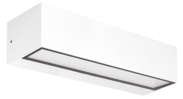 Applique moderno gea led ges2243 led ip65 alluminio bianco biemissione - Gea Led