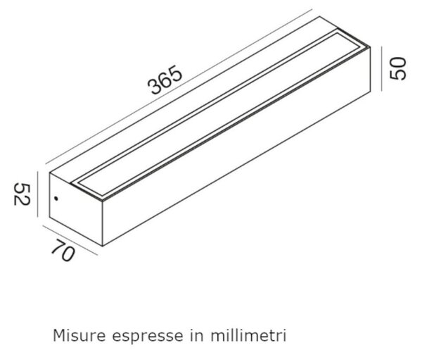 Applique classico gea led ges2248 led ip65 alluminio marrone biemissione - Gea Led