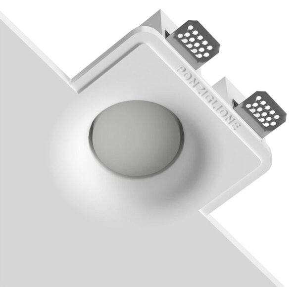 Faretto incasso lampadari bartalini tfos fp38 gx53 led gesso verniciabile - Lampadari Bartalini Gesso