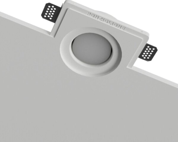 Faretto incasso lampadari bartalini dnop fp37 gx53 led gesso verniciabile - Lampadari Bartalini Gesso