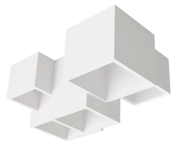 Plafoniera gesso lampadari bartalini palp 5000 gu10 led verniciabile - Lampadari Bartalini Gesso