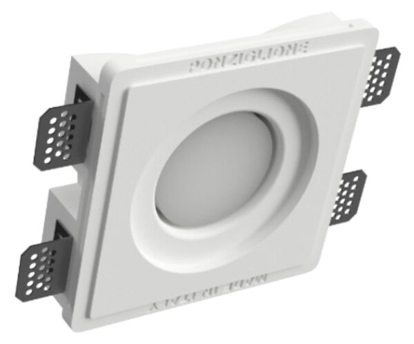 Faretto incasso lampadari bartalini dnop fp37 gx53 led gesso verniciabile - Lampadari Bartalini Gesso