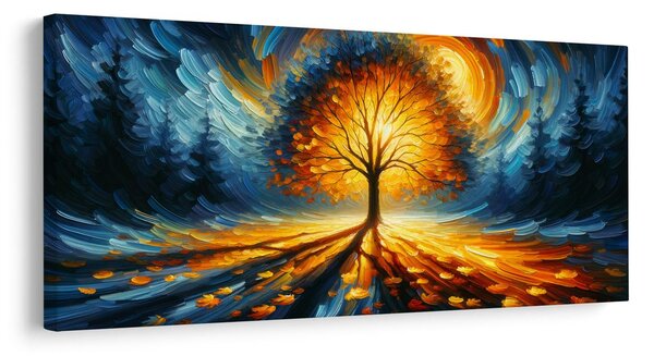 Quadro su tela – Albero della vita nella luce magica