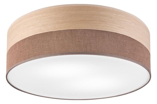Plafoniera SIRJA WOOD 2xE27/15W/230V diametro 45 cm marrone/quercia