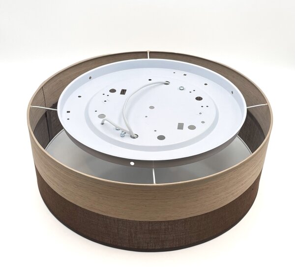 Plafoniera SIRJA WOOD 2xE27/15W/230V diametro 45 cm marrone/quercia