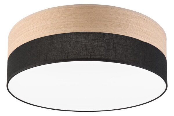 Plafoniera LED SIRJA WOOD LED/36W/230V diametro 45 cm nero/quercia