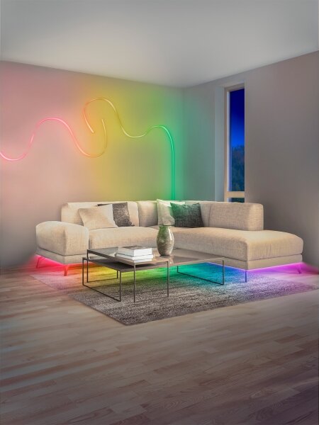 Osram - Striscia LED RGBW dimmerabile per esterni SMART+ MAGIC 3m LED/14W/230V Wi-Fi + telecomando
