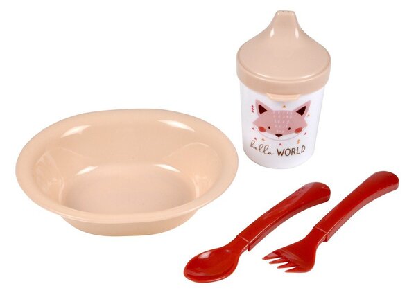 Set da pranzo per bambini in plastica 4 pz Forest – Bébé Douceur