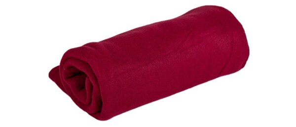 Coperta in pile rosso 200x150 cm - JAHU collections
