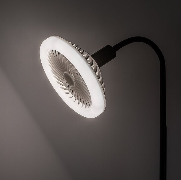 Rabalux 74031 - Lampada LED da terra con ventilatore 1xE27/16W/230V