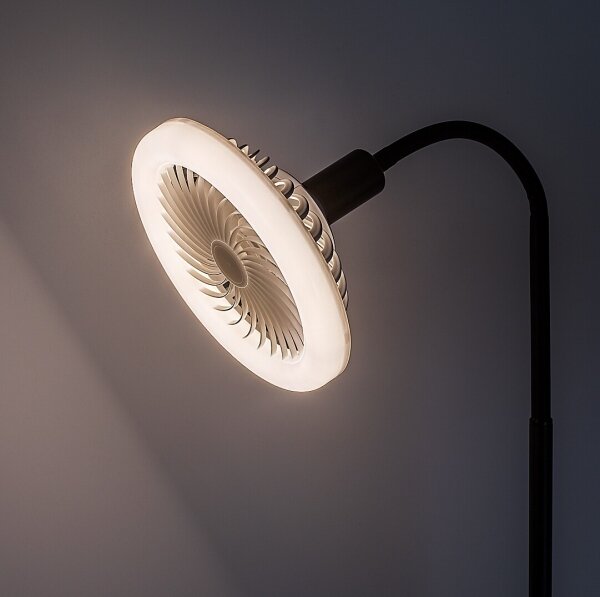 Rabalux 74031 - Lampada LED da terra con ventilatore 1xE27/16W/230V