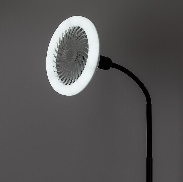 Rabalux 74031 - Lampada LED da terra con ventilatore 1xE27/16W/230V