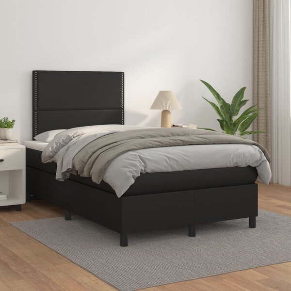 Letto senza rete imbottito 120x200 similpelle tortora Mika