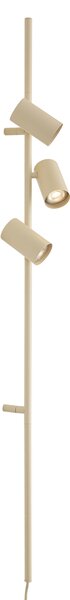 Lampada da parete moderna beige 3 luci - Jeana Luxe