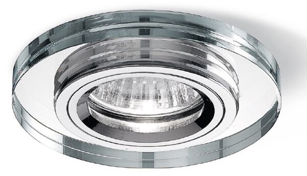 Faretto incasso vetro gea led ophelia gfa320 led spot tondo moderno specchio cartongesso - Gea Led
