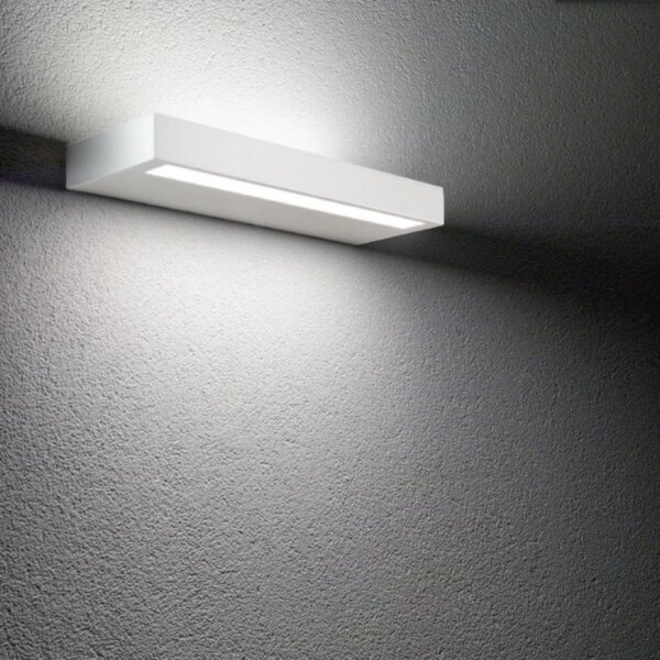 Applique moderno gea luce gap gap520 led alluminio biemissione lampada parete - Gea Luce