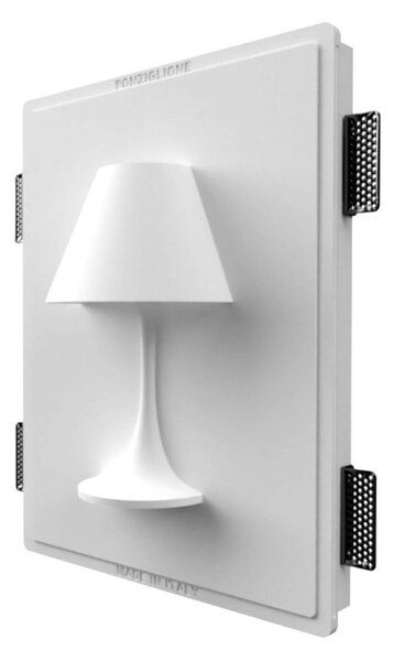 Applique gesso lampadari bartalini etseiv ap1 g9 led biemissione verniciabile - Lampadari Bartalini Gesso