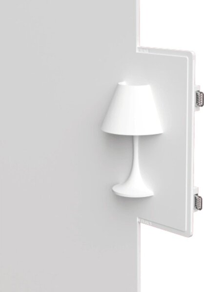 Applique gesso lampadari bartalini etseiv ap1 g9 led biemissione verniciabile - Lampadari Bartalini Gesso