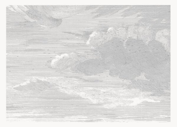 Carta da parati in tessuto non tessuto Engraved Clouds