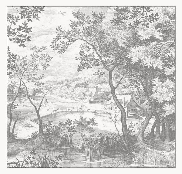 Carta da parati in tessuto non tessuto Engraved Landscapes